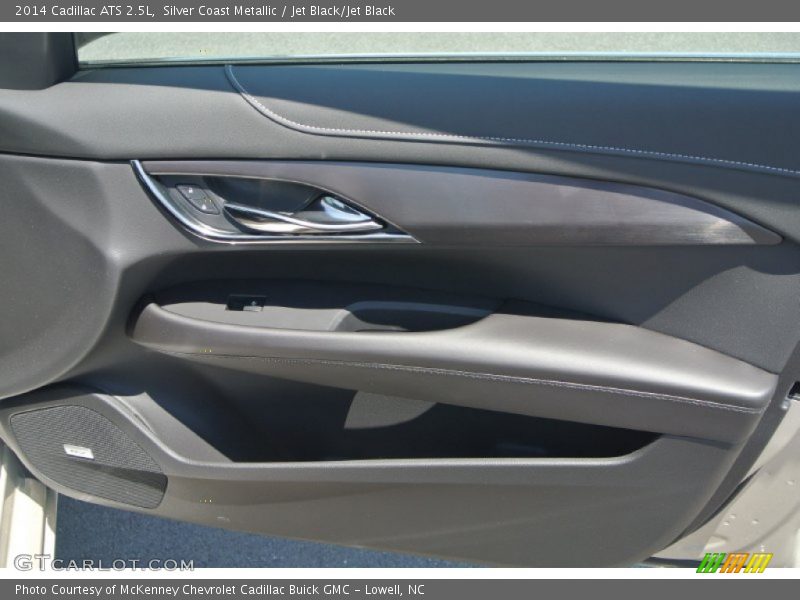 Silver Coast Metallic / Jet Black/Jet Black 2014 Cadillac ATS 2.5L