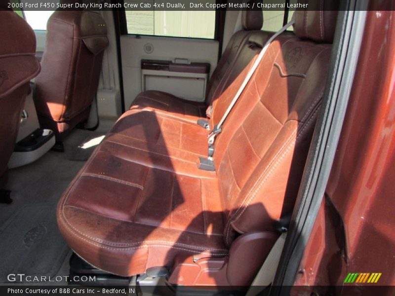 Dark Copper Metallic / Chaparral Leather 2008 Ford F450 Super Duty King Ranch Crew Cab 4x4 Dually