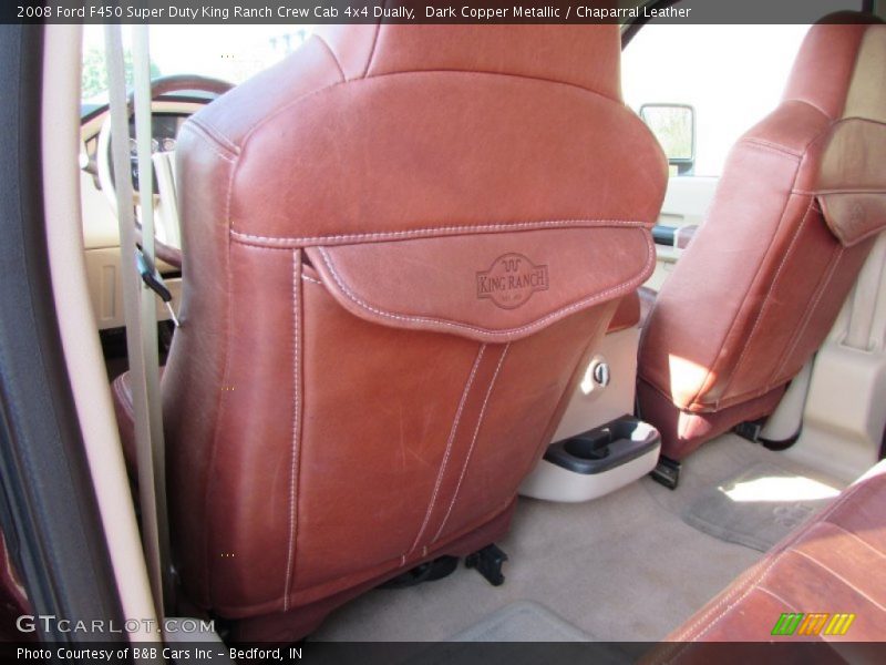 Rear Seat of 2008 F450 Super Duty King Ranch Crew Cab 4x4 Dually