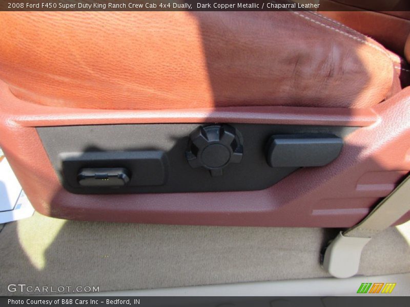 Dark Copper Metallic / Chaparral Leather 2008 Ford F450 Super Duty King Ranch Crew Cab 4x4 Dually