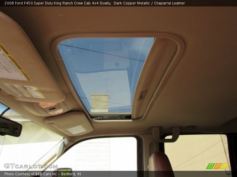 Dark Copper Metallic / Chaparral Leather 2008 Ford F450 Super Duty King Ranch Crew Cab 4x4 Dually