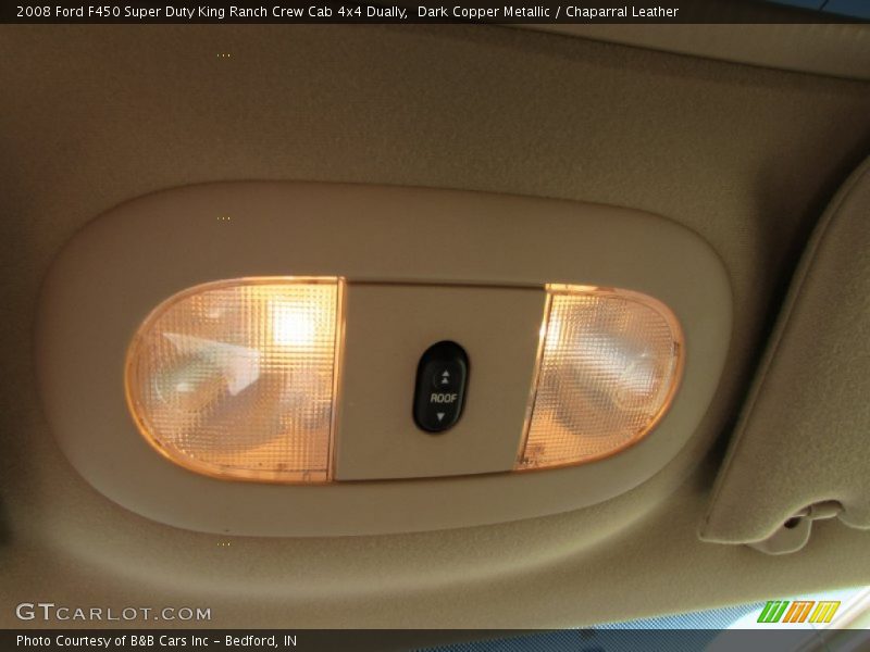 Dark Copper Metallic / Chaparral Leather 2008 Ford F450 Super Duty King Ranch Crew Cab 4x4 Dually