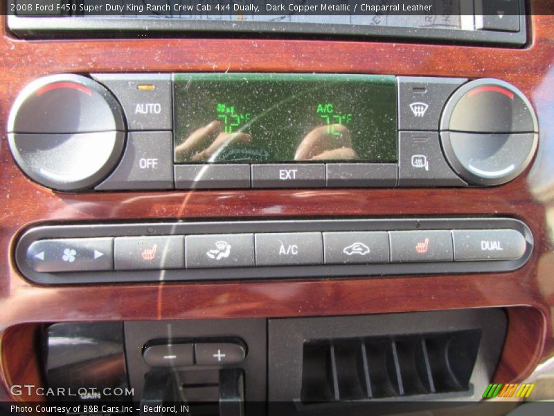 Dark Copper Metallic / Chaparral Leather 2008 Ford F450 Super Duty King Ranch Crew Cab 4x4 Dually