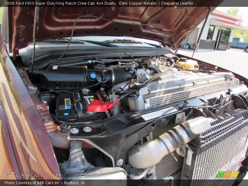 Dark Copper Metallic / Chaparral Leather 2008 Ford F450 Super Duty King Ranch Crew Cab 4x4 Dually