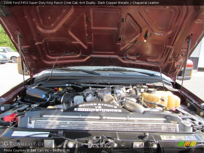 Dark Copper Metallic / Chaparral Leather 2008 Ford F450 Super Duty King Ranch Crew Cab 4x4 Dually