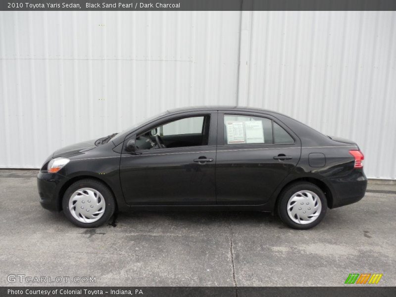  2010 Yaris Sedan Black Sand Pearl
