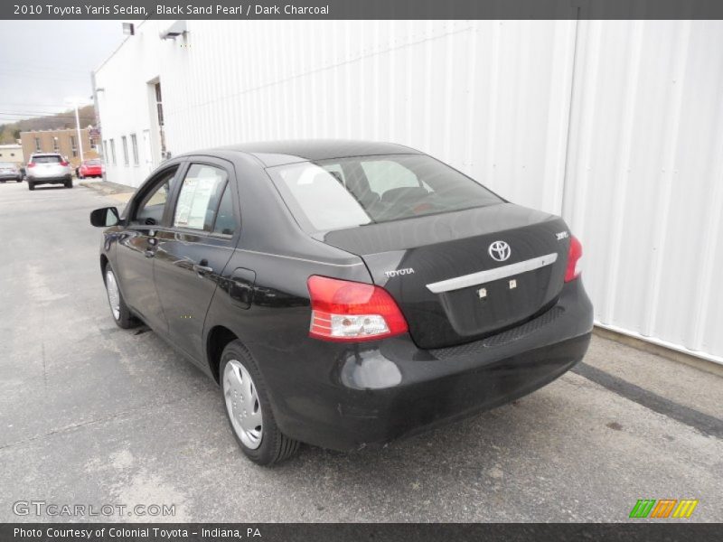 Black Sand Pearl / Dark Charcoal 2010 Toyota Yaris Sedan