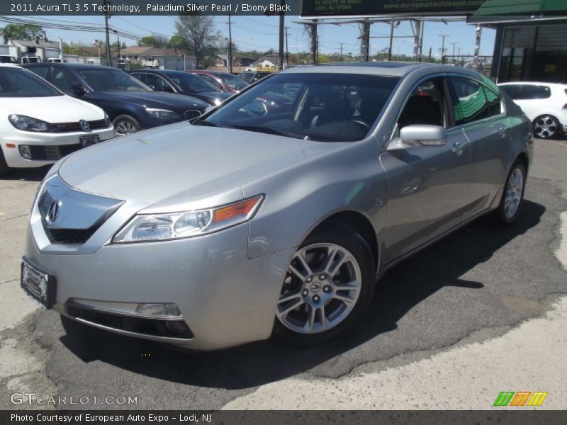 Paladium Silver Pearl / Ebony Black 2011 Acura TL 3.5 Technology