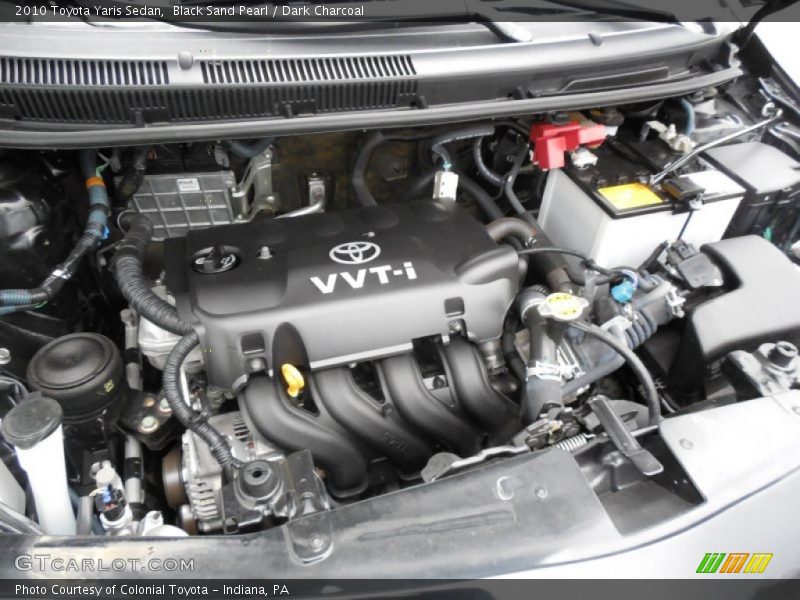 Black Sand Pearl / Dark Charcoal 2010 Toyota Yaris Sedan