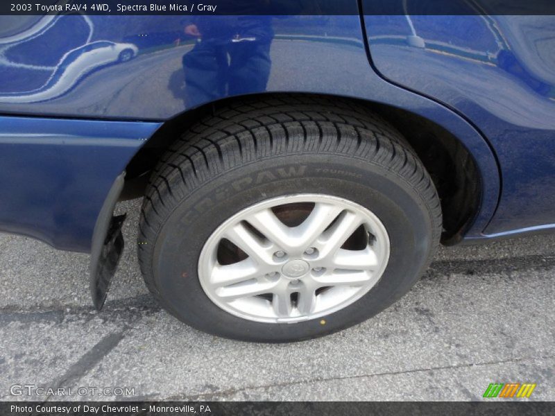 Spectra Blue Mica / Gray 2003 Toyota RAV4 4WD