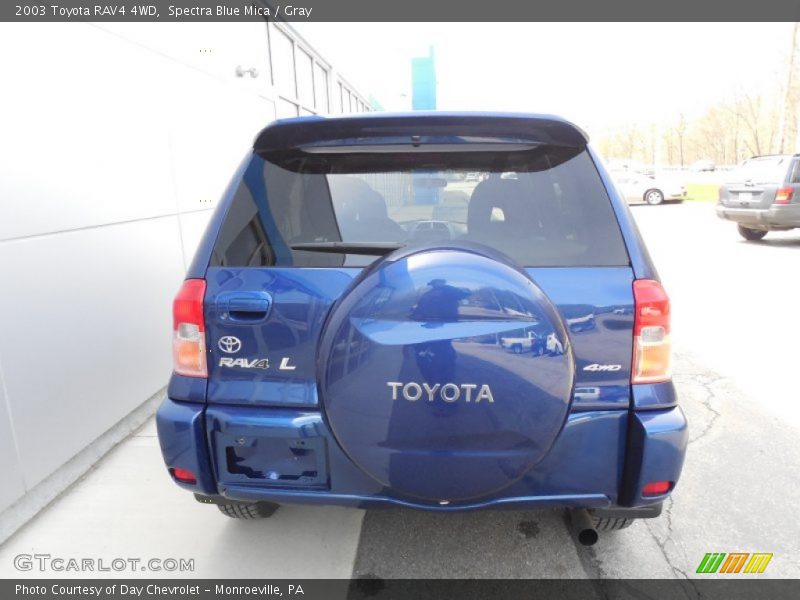Spectra Blue Mica / Gray 2003 Toyota RAV4 4WD