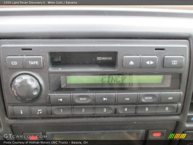 Audio System of 2000 Discovery II 
