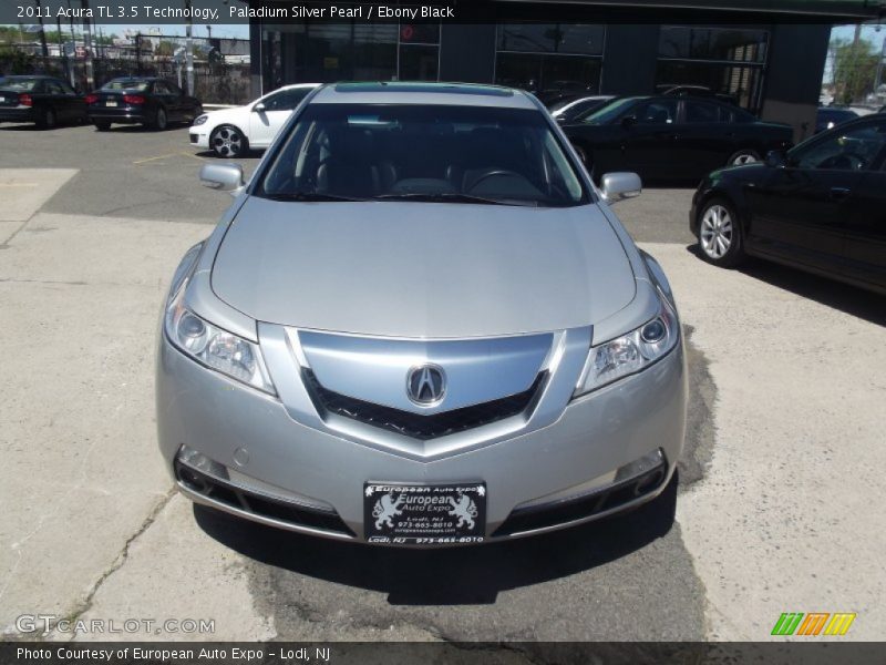 Paladium Silver Pearl / Ebony Black 2011 Acura TL 3.5 Technology