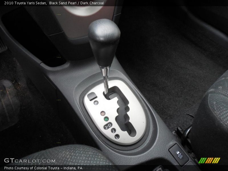 Black Sand Pearl / Dark Charcoal 2010 Toyota Yaris Sedan