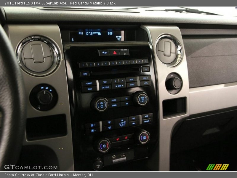 Red Candy Metallic / Black 2011 Ford F150 FX4 SuperCab 4x4