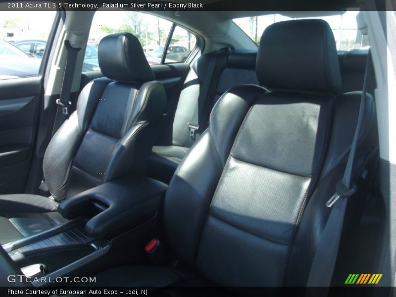 Paladium Silver Pearl / Ebony Black 2011 Acura TL 3.5 Technology