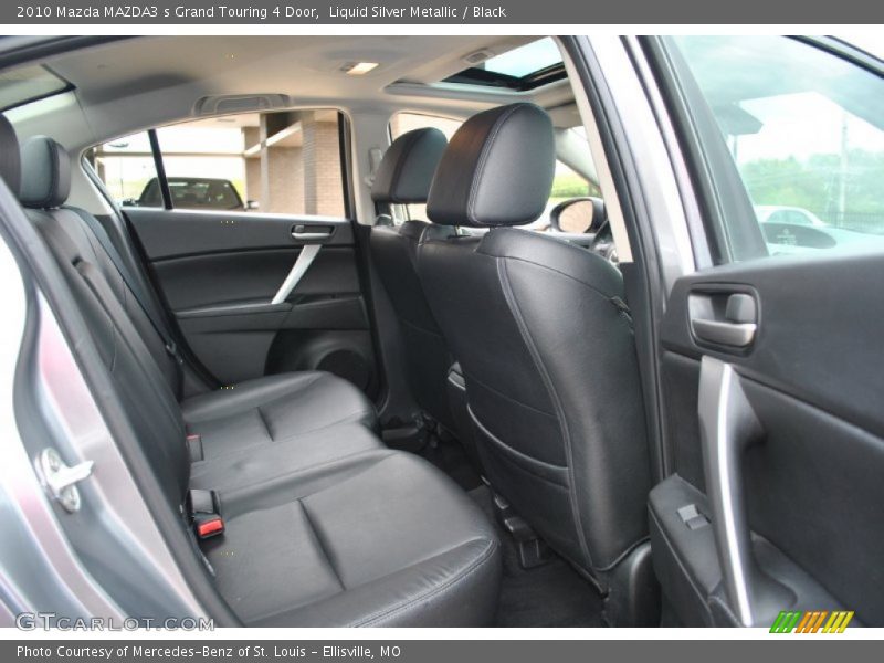 Liquid Silver Metallic / Black 2010 Mazda MAZDA3 s Grand Touring 4 Door