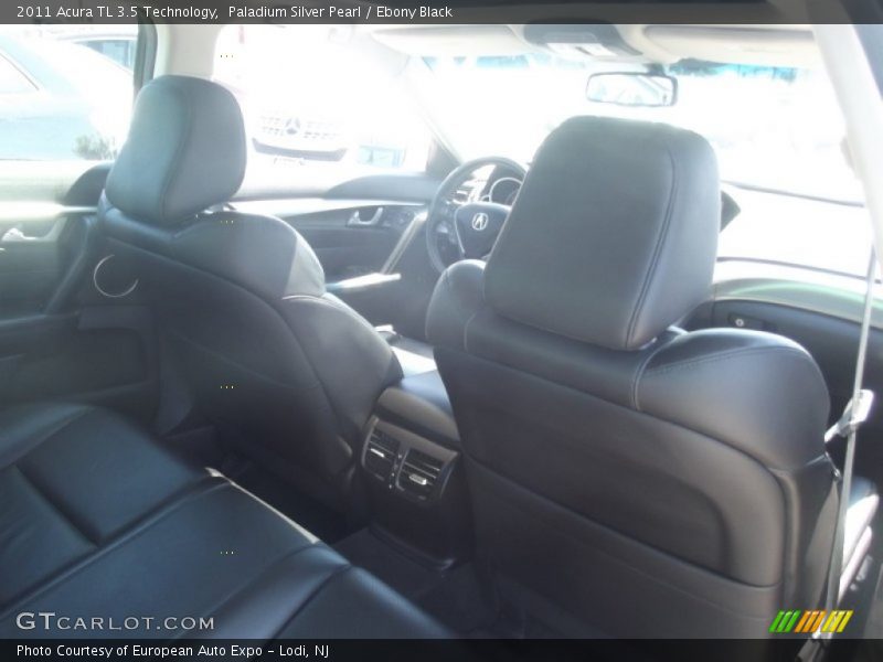 Paladium Silver Pearl / Ebony Black 2011 Acura TL 3.5 Technology