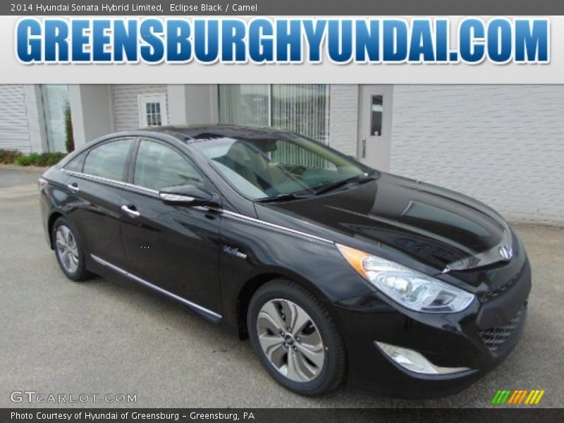 Eclipse Black / Camel 2014 Hyundai Sonata Hybrid Limited