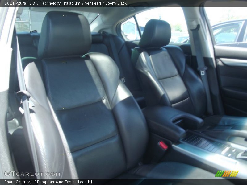 Paladium Silver Pearl / Ebony Black 2011 Acura TL 3.5 Technology