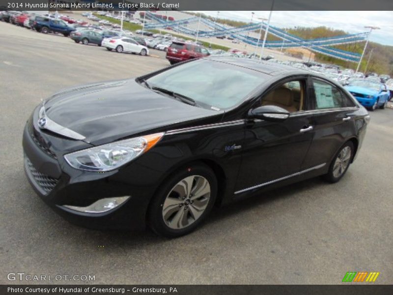 Eclipse Black / Camel 2014 Hyundai Sonata Hybrid Limited