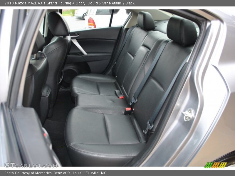 Liquid Silver Metallic / Black 2010 Mazda MAZDA3 s Grand Touring 4 Door
