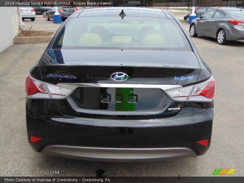 Eclipse Black / Camel 2014 Hyundai Sonata Hybrid Limited