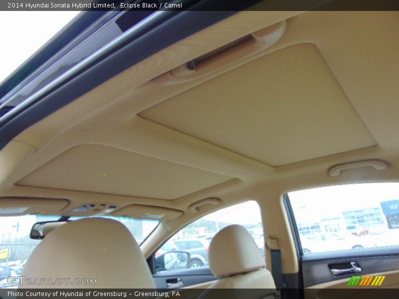 Eclipse Black / Camel 2014 Hyundai Sonata Hybrid Limited