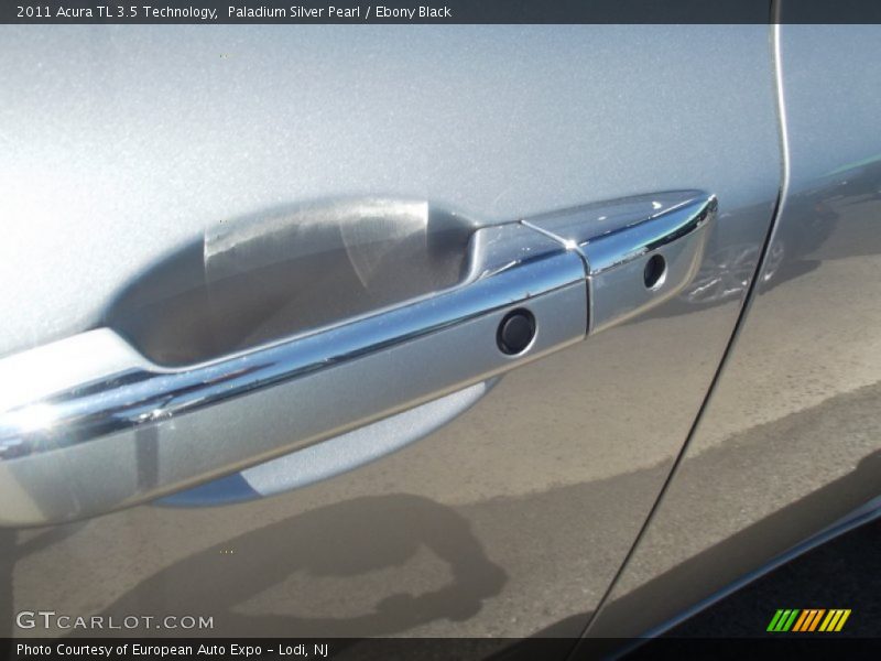 Paladium Silver Pearl / Ebony Black 2011 Acura TL 3.5 Technology