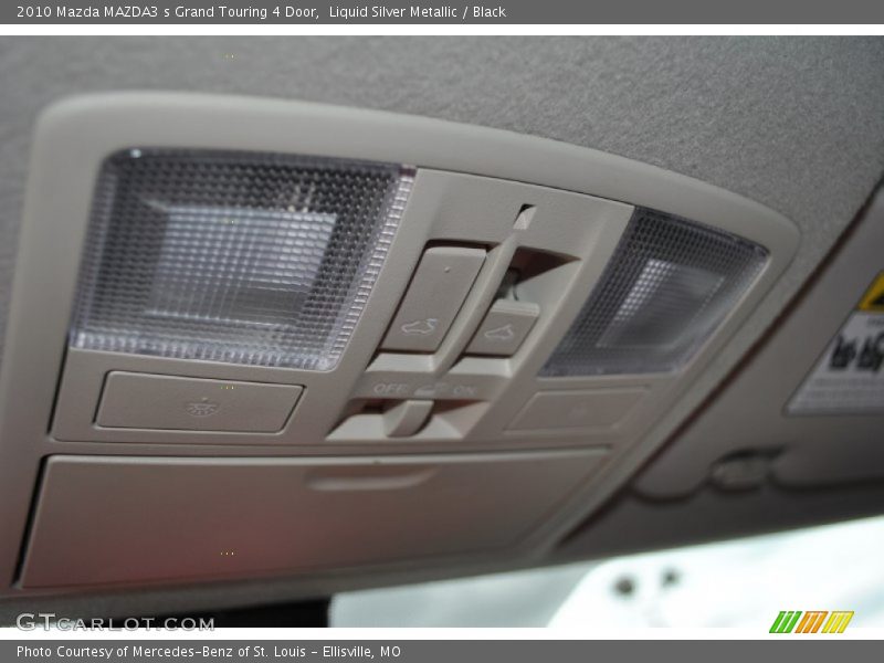 Liquid Silver Metallic / Black 2010 Mazda MAZDA3 s Grand Touring 4 Door
