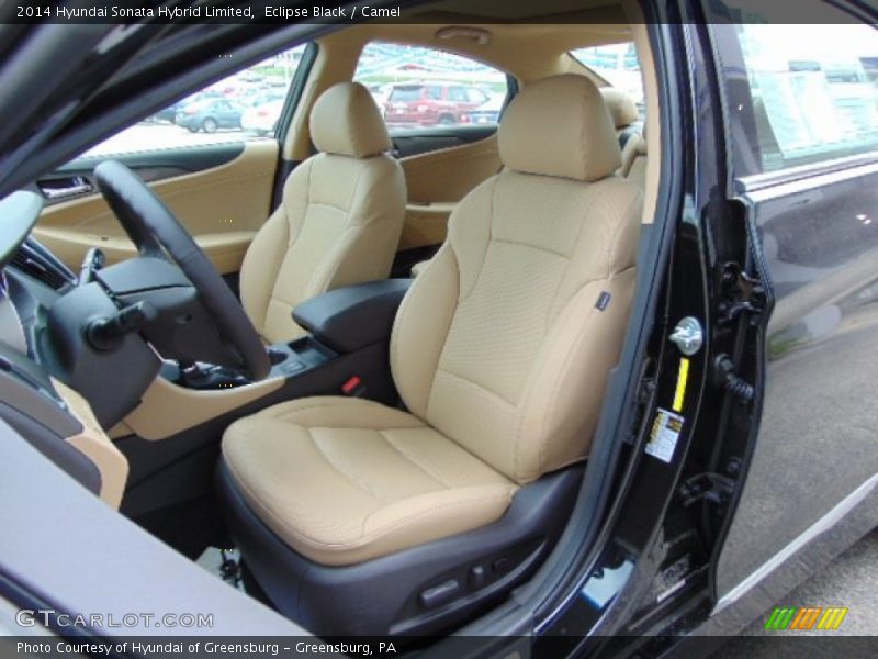 Front Seat of 2014 Sonata Hybrid Limited
