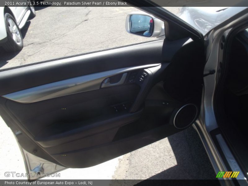 Paladium Silver Pearl / Ebony Black 2011 Acura TL 3.5 Technology