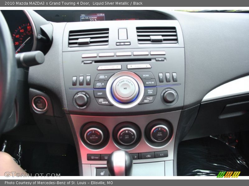 Liquid Silver Metallic / Black 2010 Mazda MAZDA3 s Grand Touring 4 Door