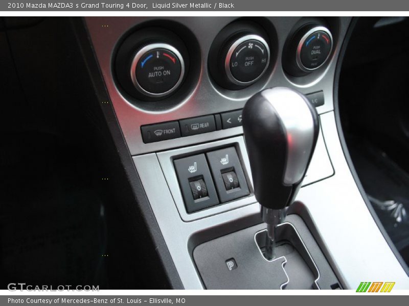 Liquid Silver Metallic / Black 2010 Mazda MAZDA3 s Grand Touring 4 Door