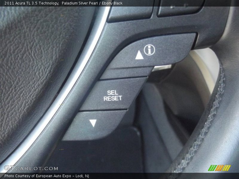 Paladium Silver Pearl / Ebony Black 2011 Acura TL 3.5 Technology