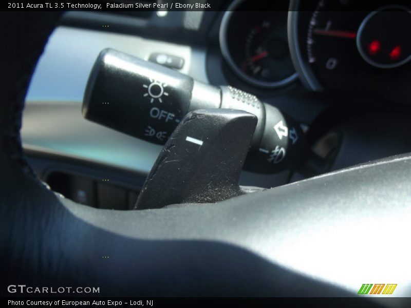 Paladium Silver Pearl / Ebony Black 2011 Acura TL 3.5 Technology