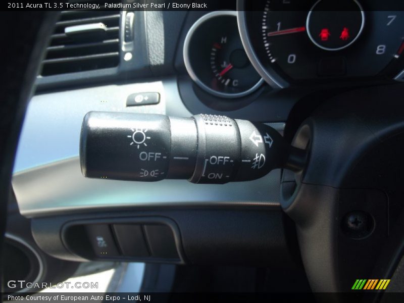 Paladium Silver Pearl / Ebony Black 2011 Acura TL 3.5 Technology