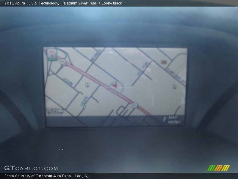 Paladium Silver Pearl / Ebony Black 2011 Acura TL 3.5 Technology