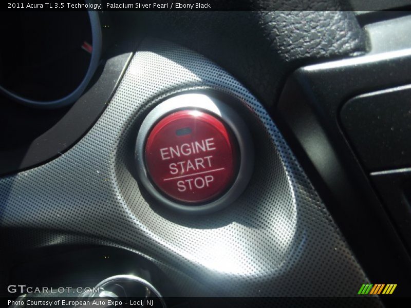 Paladium Silver Pearl / Ebony Black 2011 Acura TL 3.5 Technology
