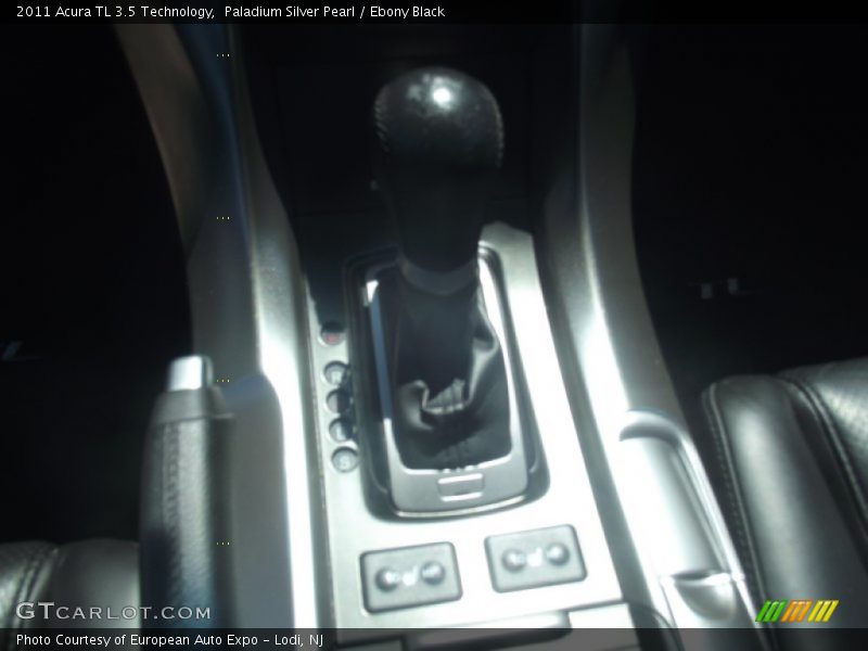 Paladium Silver Pearl / Ebony Black 2011 Acura TL 3.5 Technology