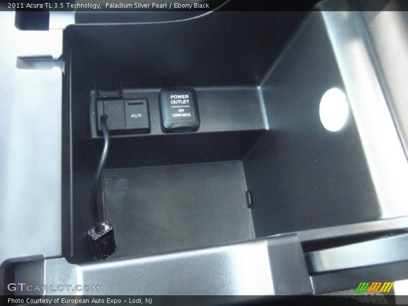 Paladium Silver Pearl / Ebony Black 2011 Acura TL 3.5 Technology