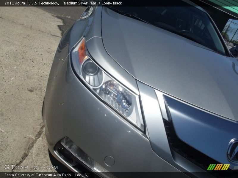 Paladium Silver Pearl / Ebony Black 2011 Acura TL 3.5 Technology