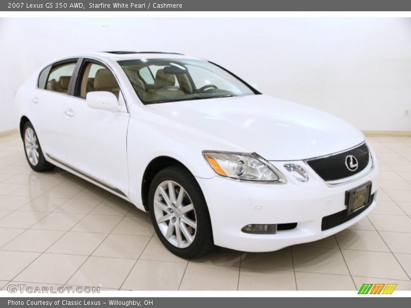 Starfire White Pearl / Cashmere 2007 Lexus GS 350 AWD