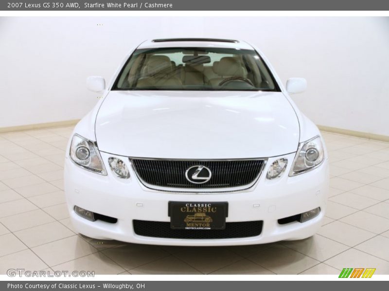 Starfire White Pearl / Cashmere 2007 Lexus GS 350 AWD
