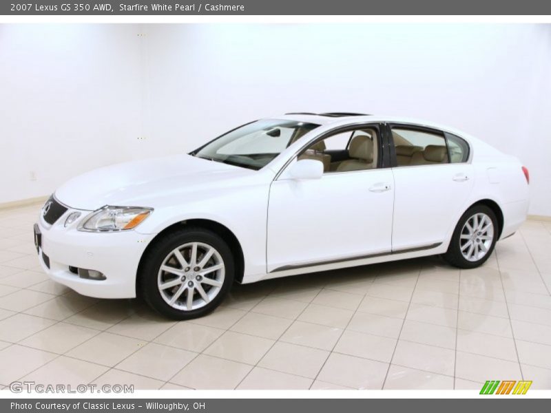 Starfire White Pearl / Cashmere 2007 Lexus GS 350 AWD