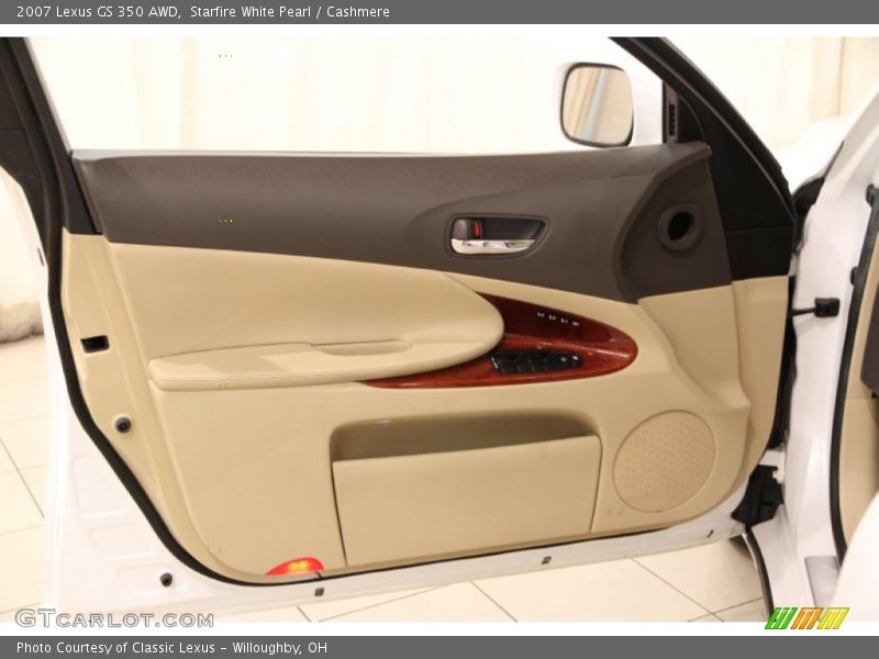 Starfire White Pearl / Cashmere 2007 Lexus GS 350 AWD