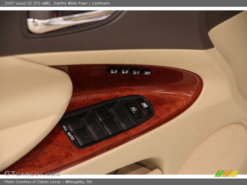 Starfire White Pearl / Cashmere 2007 Lexus GS 350 AWD