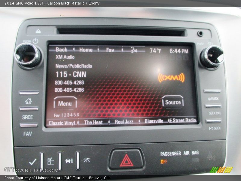 Carbon Black Metallic / Ebony 2014 GMC Acadia SLT