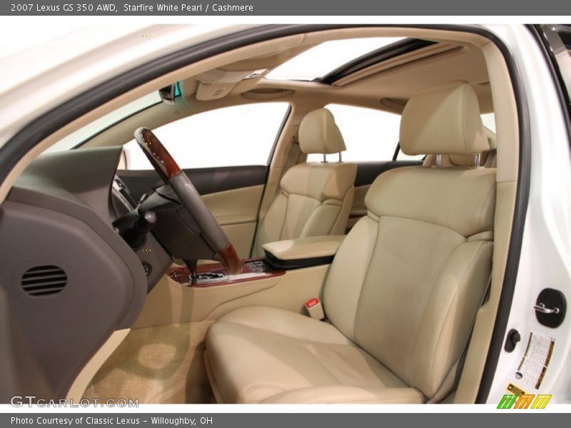 Starfire White Pearl / Cashmere 2007 Lexus GS 350 AWD