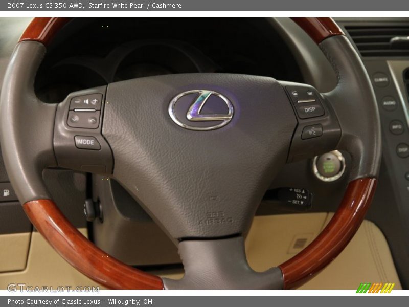 Starfire White Pearl / Cashmere 2007 Lexus GS 350 AWD